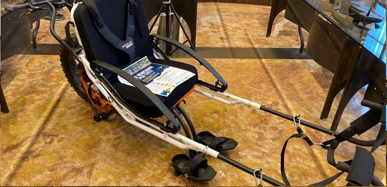 Amelia (Tr), natura ed inclusione ‘la montagna è per tutti’, a bordo della joelette