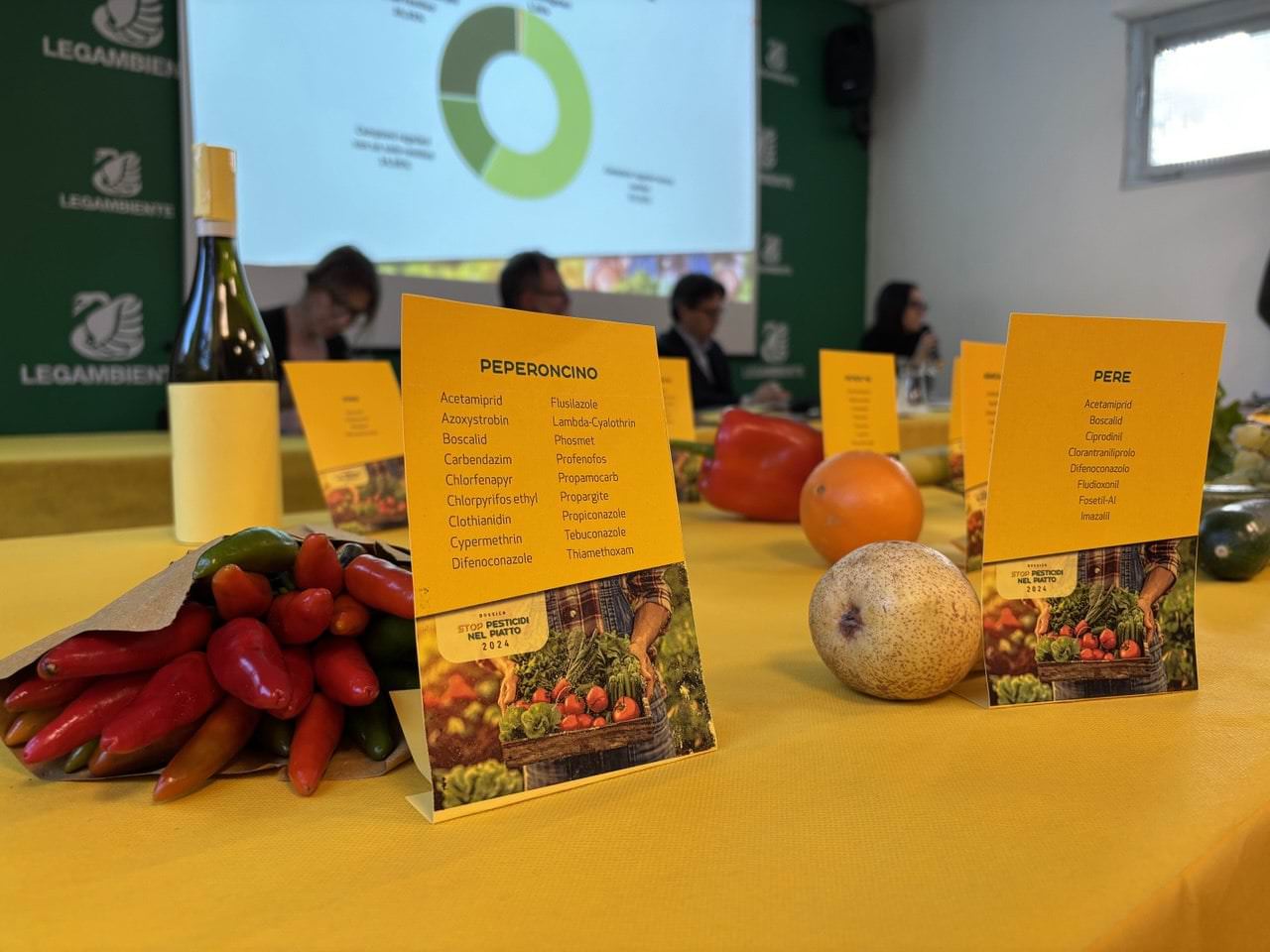 Dossier Legambiente "Stop pesticidi nel piatto", tracce nel 41,3% dei cibi testati