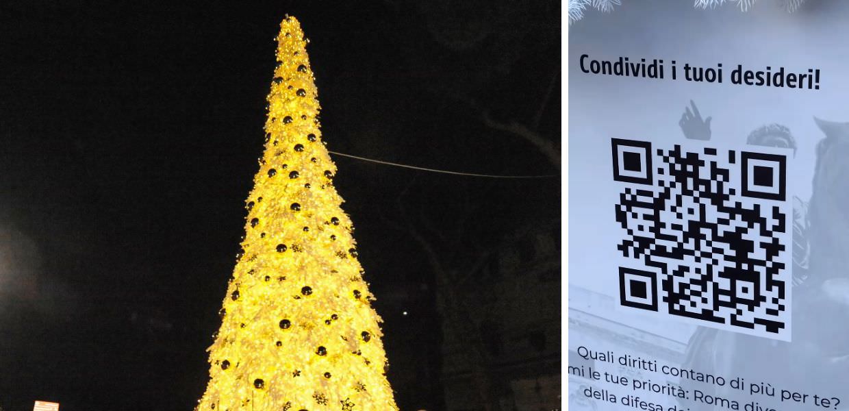 L'Albero dei Diritti Umani a Roma è riciclabile e interattivo