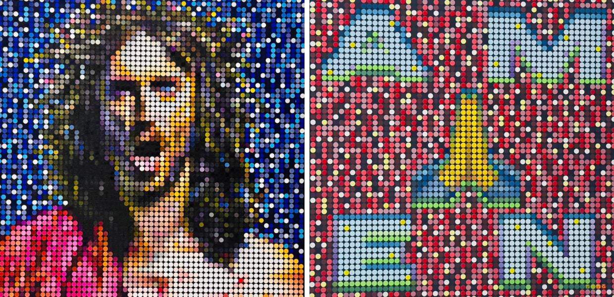 L'arte di MaMà Dots a Palazzo Bastogi a Firenze