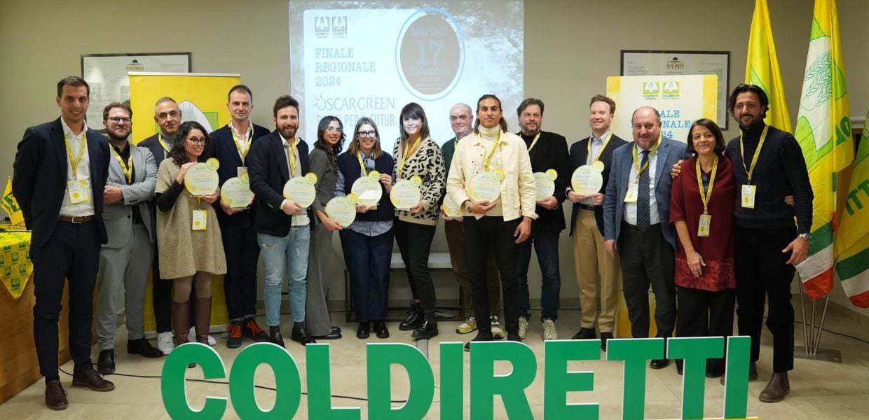 Umbria, Coldiretti Giovani Impresa ha assegnato gli Oscar Green 2024