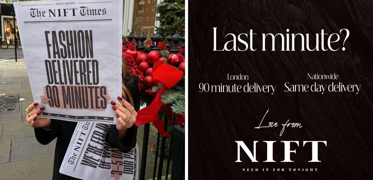 Arriva NIFT, l'app di moda che consegna in bicicletta in soli 90 minuti