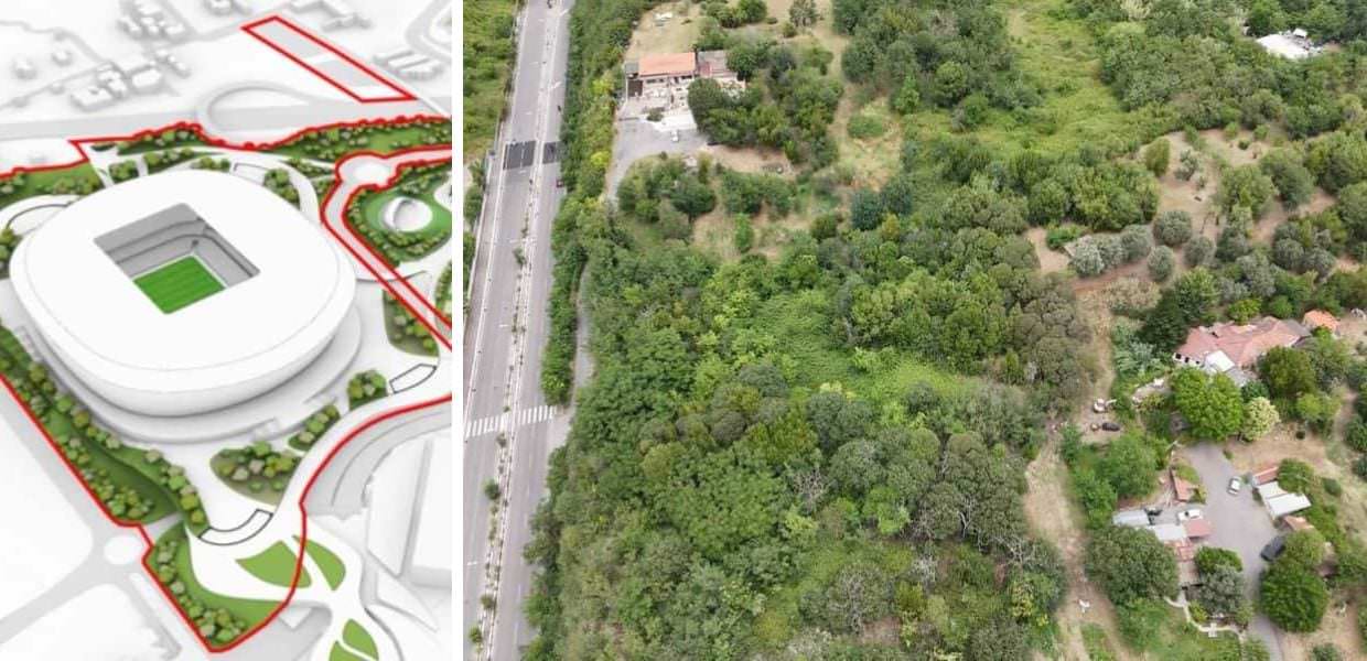 stadio roma pietralata progetto