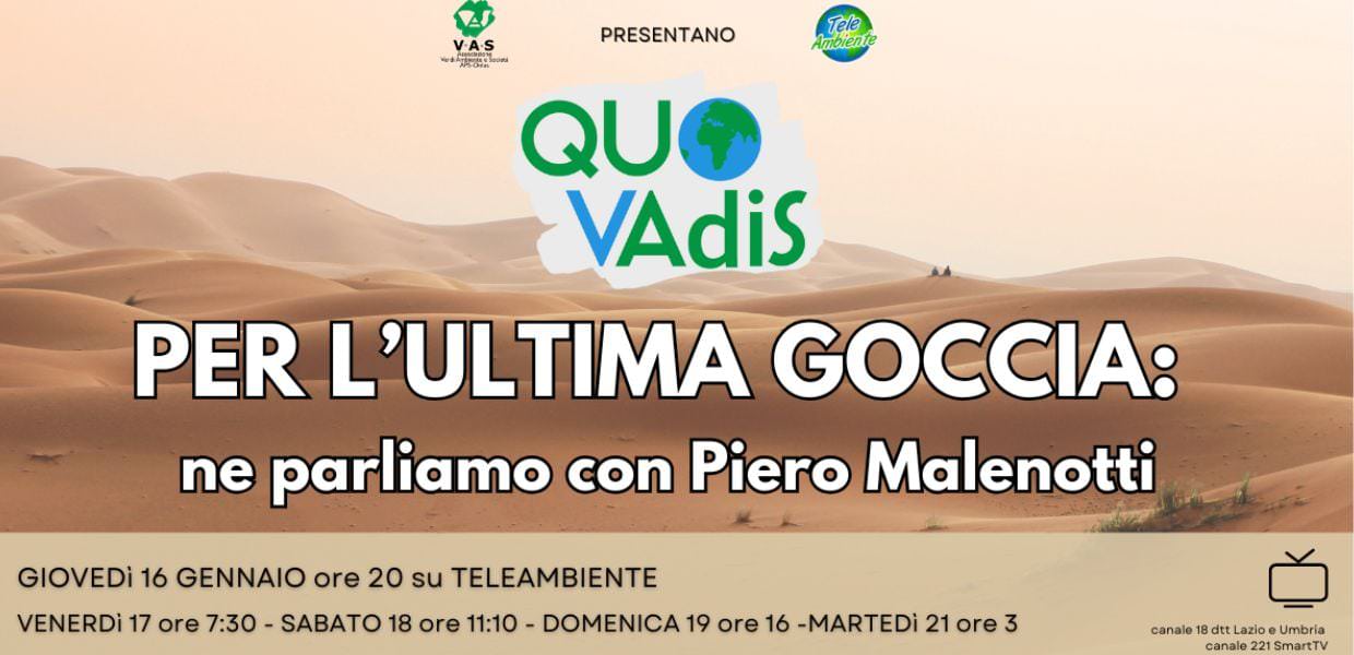 Riparte QUO VAdiS con la presentazione del libro di Piero Malenotti