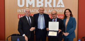 Umbria, Aeroporto, 534 mila passeggeri nel 2024, foto Mencaroni, Solimeno, Carlo Borgomeo e Silvia Ceccarelli