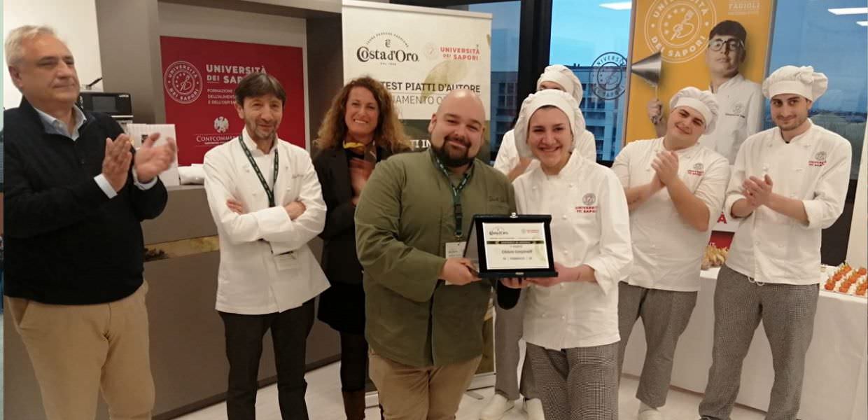 Cibo, Università dei Sapori, Chiara Carpinelli vince il contest 'Piatti d'autore abbinamento olio-cibo’