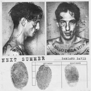 Musica, ‘Next summer’ il nuovo singolo di Damiano David, copertina singolo
