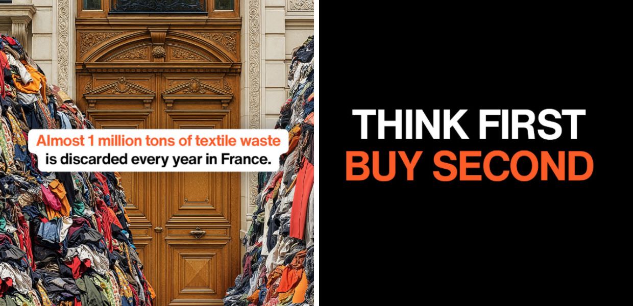 Perché la legge contro il fast fashion in Francia è ancora in sospeso a un anno dalla sua approvazione? La campagna di Vestiaire Collective.