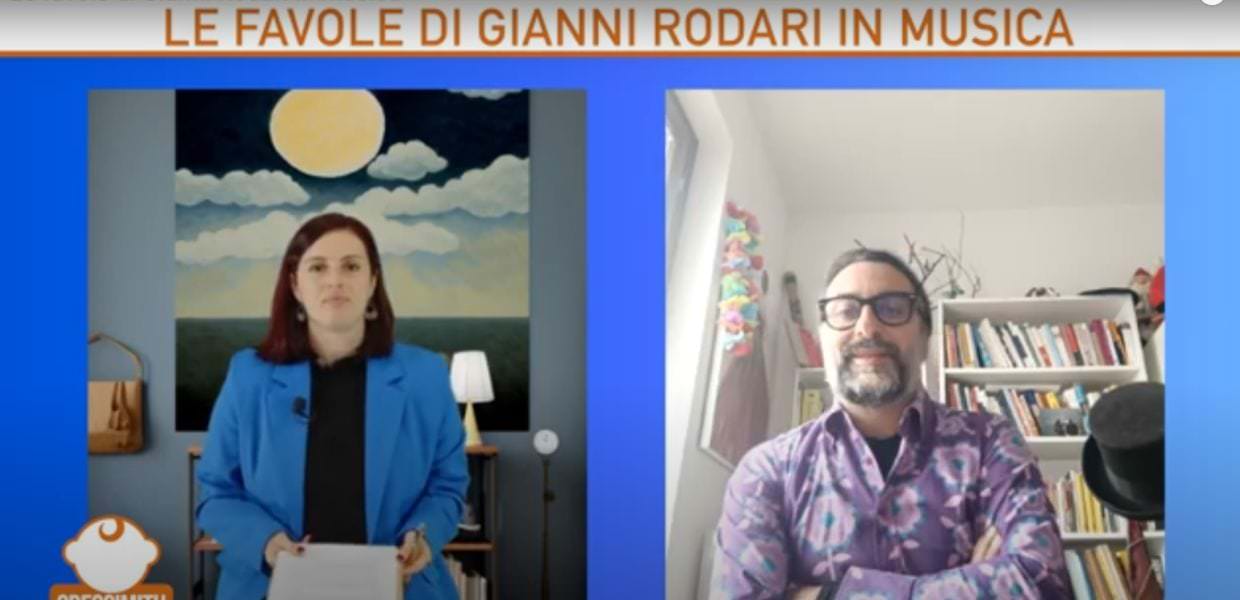 CrescimiTu: La nuova stagione inizia con il cantautore Gianluca Lalli, in diretta stasera alle 21:10, tra musica e storie di Gianni Rodari.
