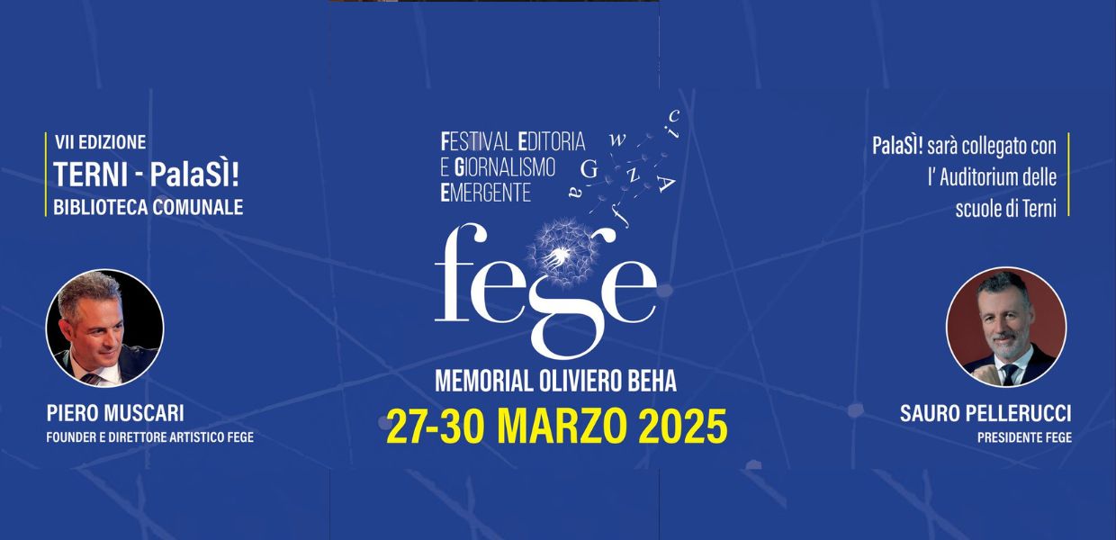 Cultura, Terni ospita il ‘Festival dell’editoria e del giornalismo emergente’