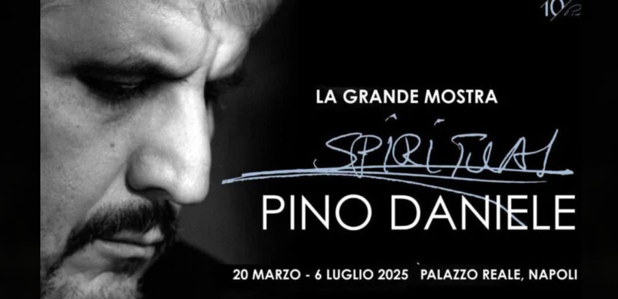 Musica, Pino Daniele in mostra al Palazzo Reale di Napoli fino al 6 luglio