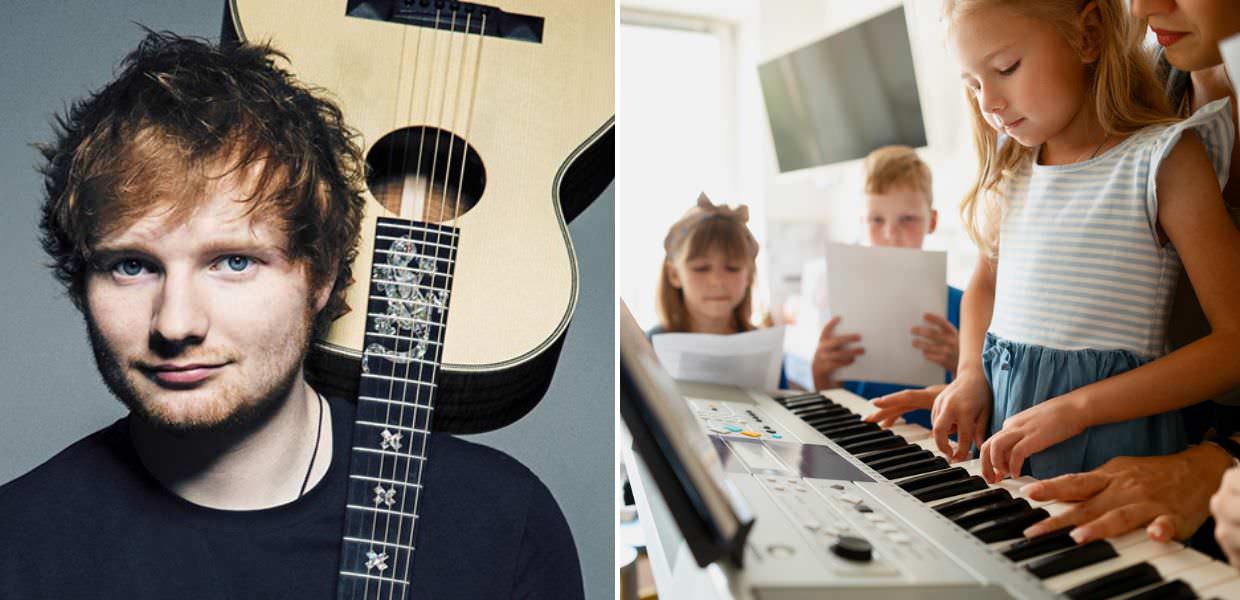 Il cantautore inglese Ed Sheeran scrive al Primo Ministro per investire nell’educazione musicale a scuola