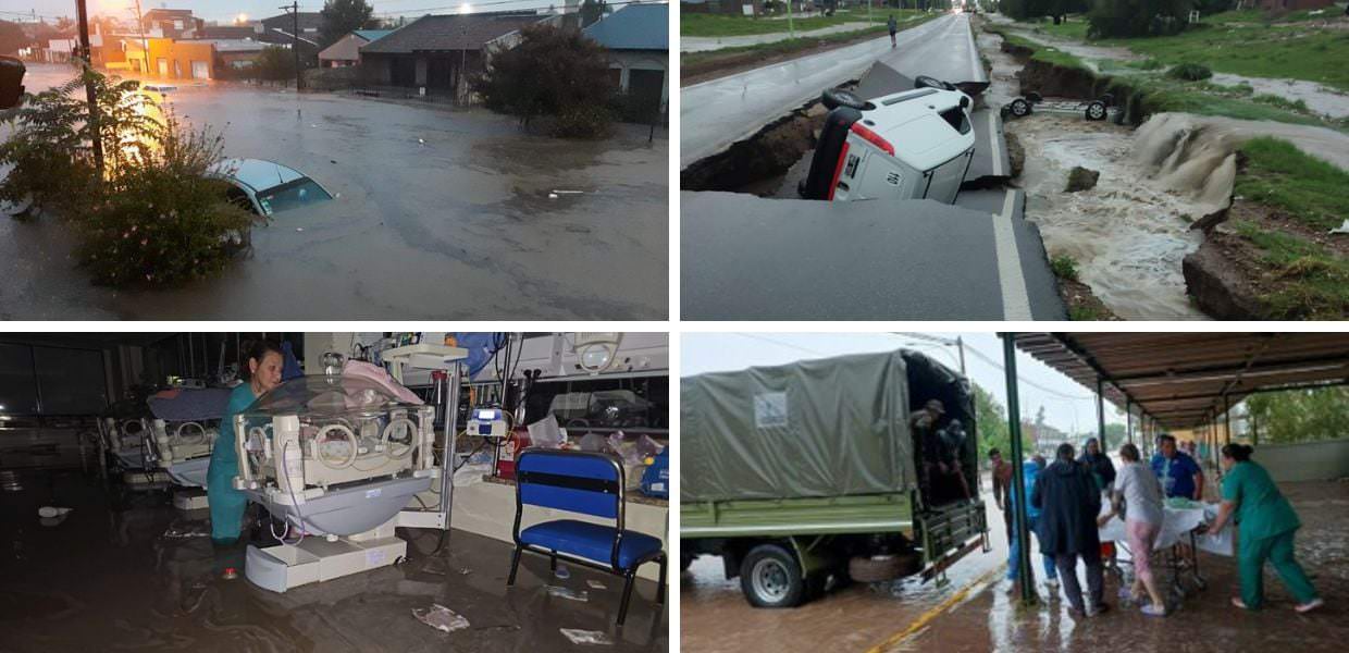 alluvione argentina morti dispersi