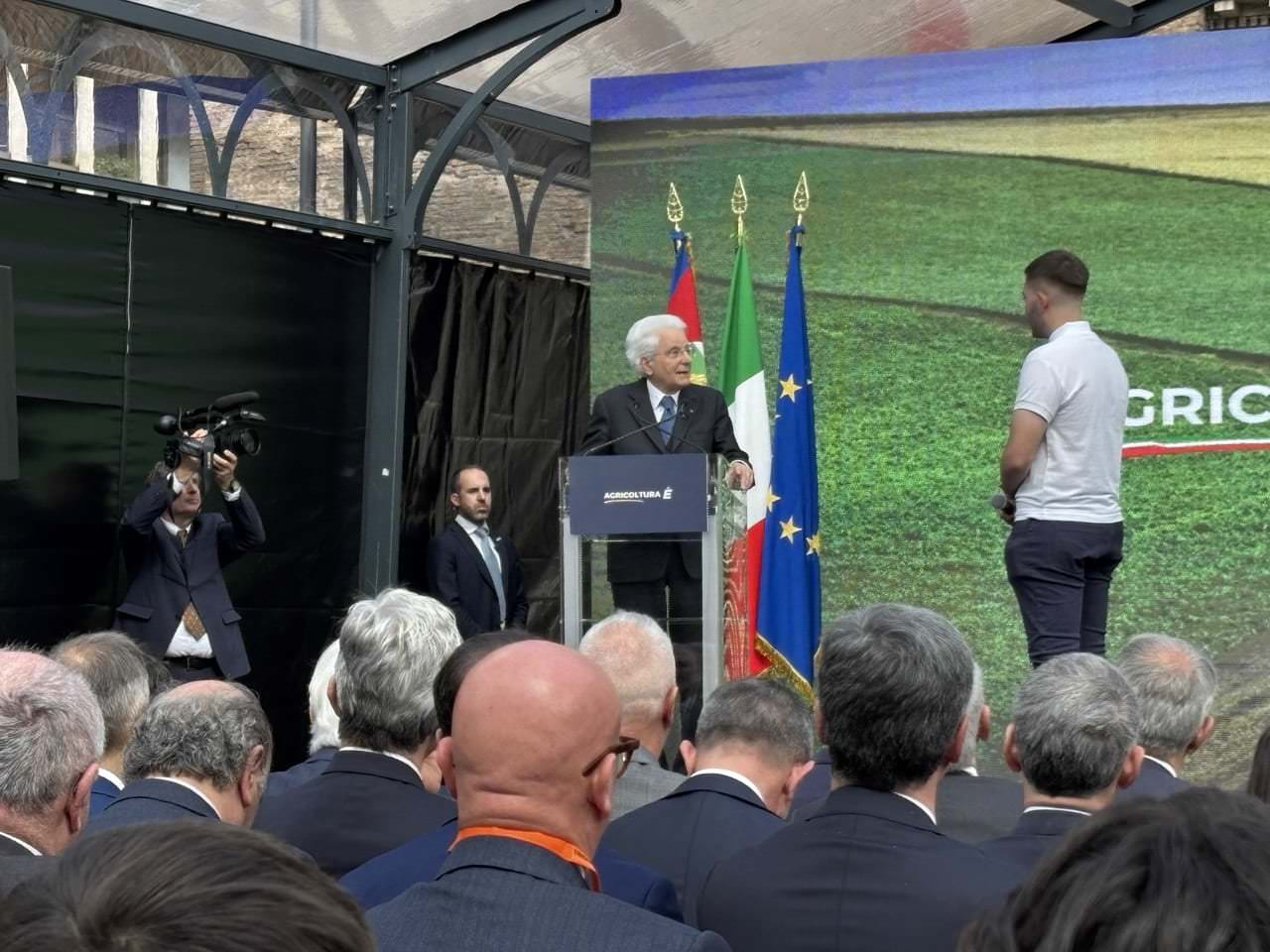“Agricoltura È”, villaggio inaugurato da Sergio Mattarella