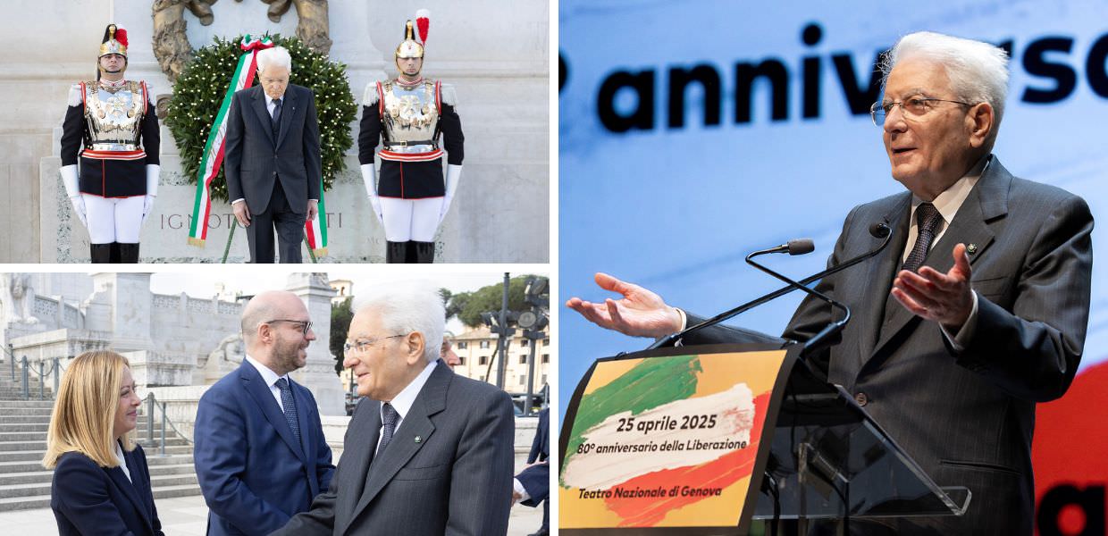 25 aprile sergio mattarella