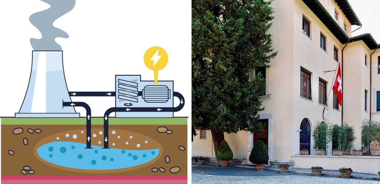 L'impianto geotermico di Villa Monticello a Roma