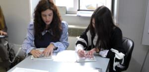 Terni, corso di braille per una vera inclusione dei bambini ipovedenti, Mariacristina Morabito e Micaela Rosati