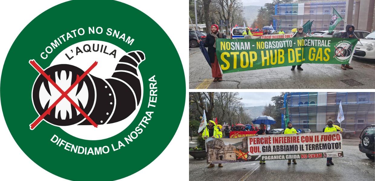 laquila metanodotto snam