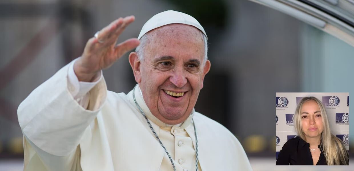 Papa Francesco, l'appello di OIPA Italia al prossimo Vescovo di Roma