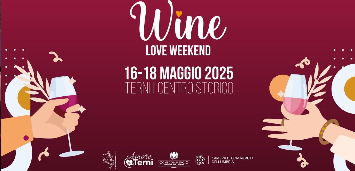 Terni, dal 16 al 18 maggio, ospita la seconda edizione di Wine Love Weekend. Masterclass, eventi, degustazioni, esperienze immersive, folklore, a tema vino, con oltre 50 cantine.