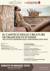 A Terni una giornata di eventi per gli 800 anni del Cantico delle Creature, locandina evento