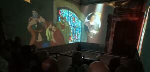Amelia (Tr), inaugurata la mostra interattiva su “Alessandro Geraldini, ‘Primo’ Vescovo Americano”, video mapping