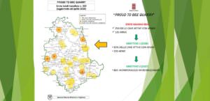 Umbria, ‘Proud to Bee quarry’, tutelare la biodiversità e rigenerare il territorio con le api, arnie installate Umbria