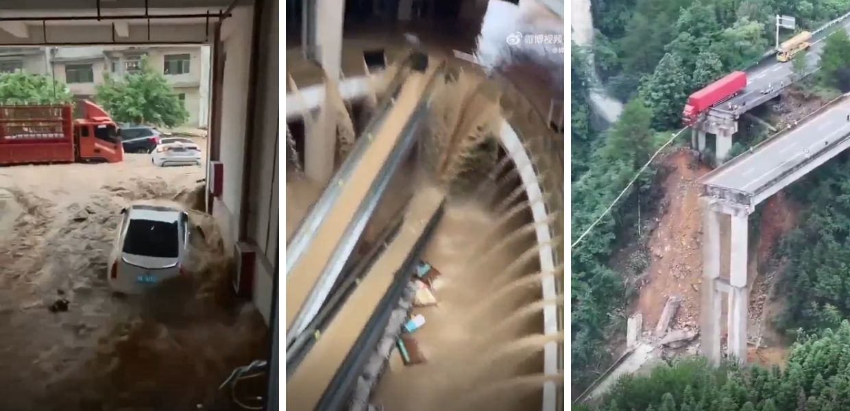 Inondazioni in Cina, evacuate oltre 80mila persone nel Guinzhou