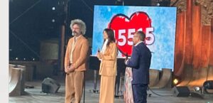 Solidarietà, Assisi (Pg), emozioni e successo per la maratona televisiva ‘Con il Cuore’, Cristicchi, Amara e Conti