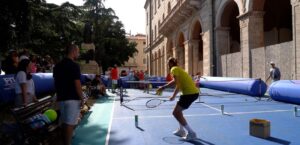 Sport, tanti bambini per il minitennis che ha aperto gli Internazionali di Perugia, Samuel VIncent Ruggeri