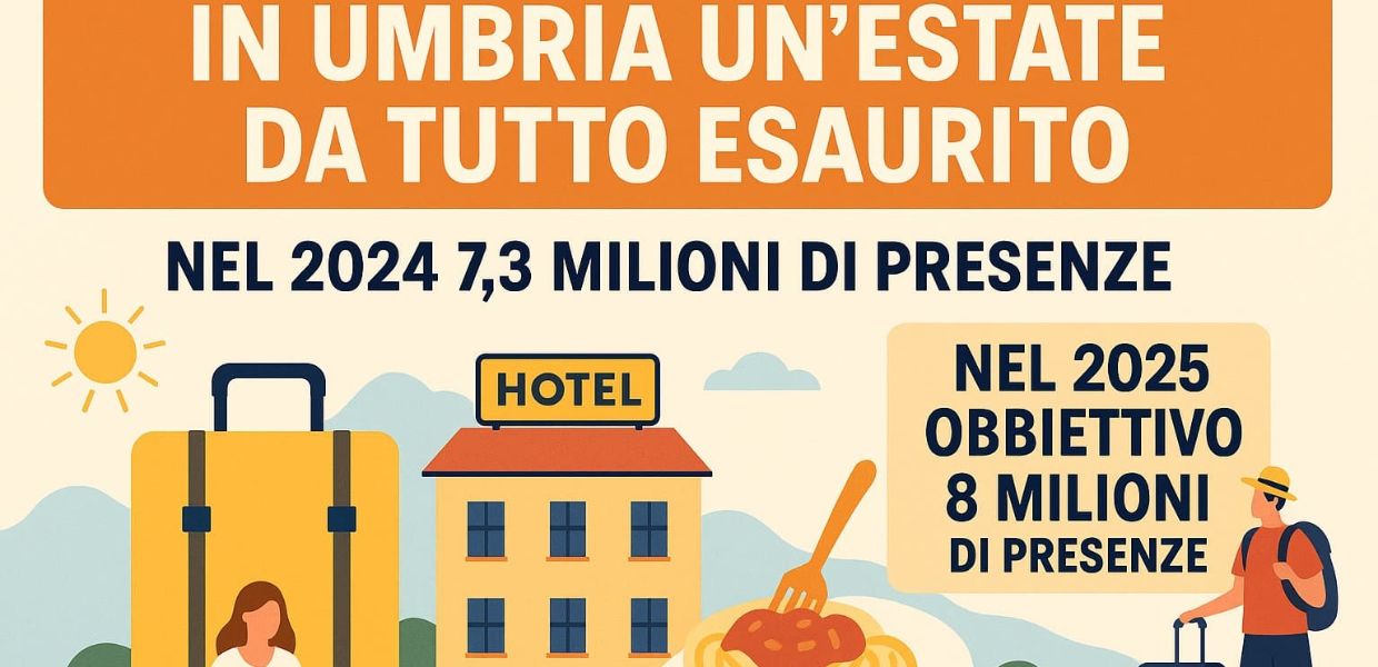 Turismo, le imprese umbre del settore aumentano le assunzioni, per un’estate da tutto esaurito