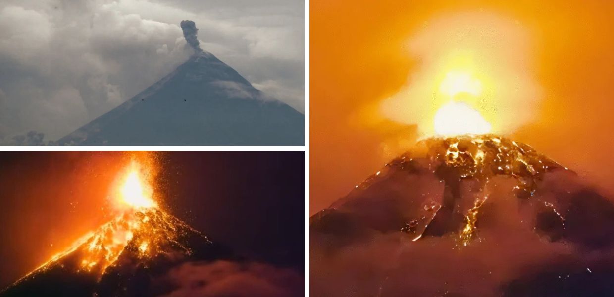 guatemala eruzione vulcano fuego