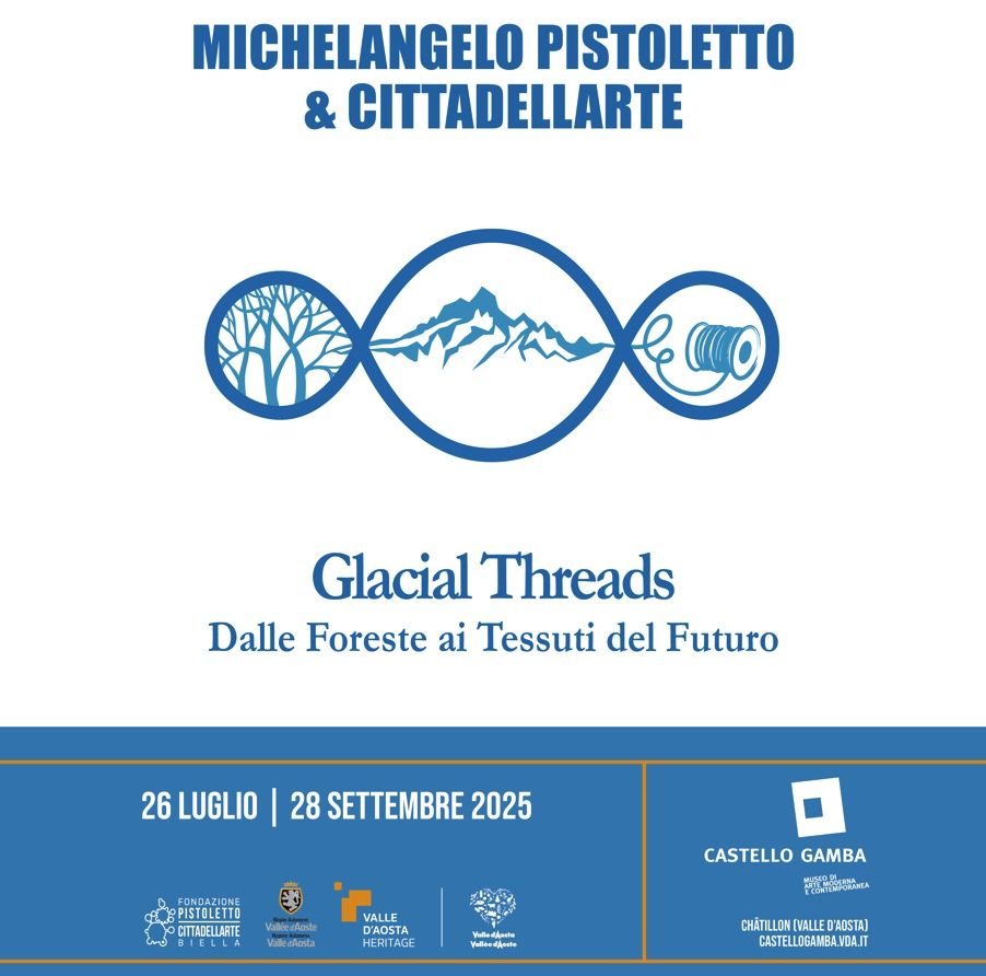 "Glacial threads", arte e moda sostenibile per salvare i ghiacciai. La mostra di Michelangelo Pistoletto 1 Glacial Threads