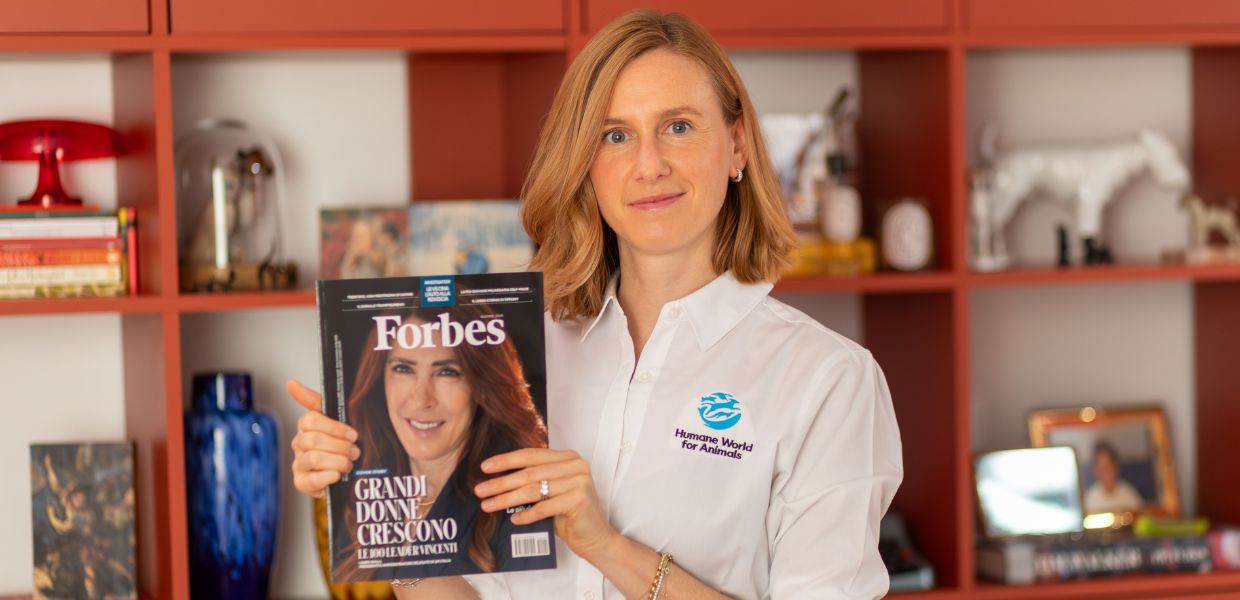Tra le 100 donne di successo del 2025 selezionate da Forbes Italia, anche la Direttrice di Humane World for Animals Italia, Martina Pluda, in prima linea per garantire i diritti degli animali. 
