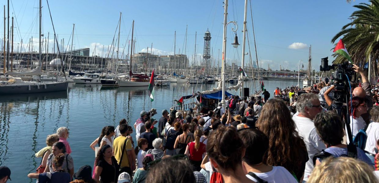 Global Sumud Flotilla, salpa da Barcellona la flotta contro l'assedio di Gaza