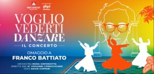 Musica, a Terni arriva ‘Voglio vederti danzare’, l’omaggio a Franco Battiato, locandina spettacolo