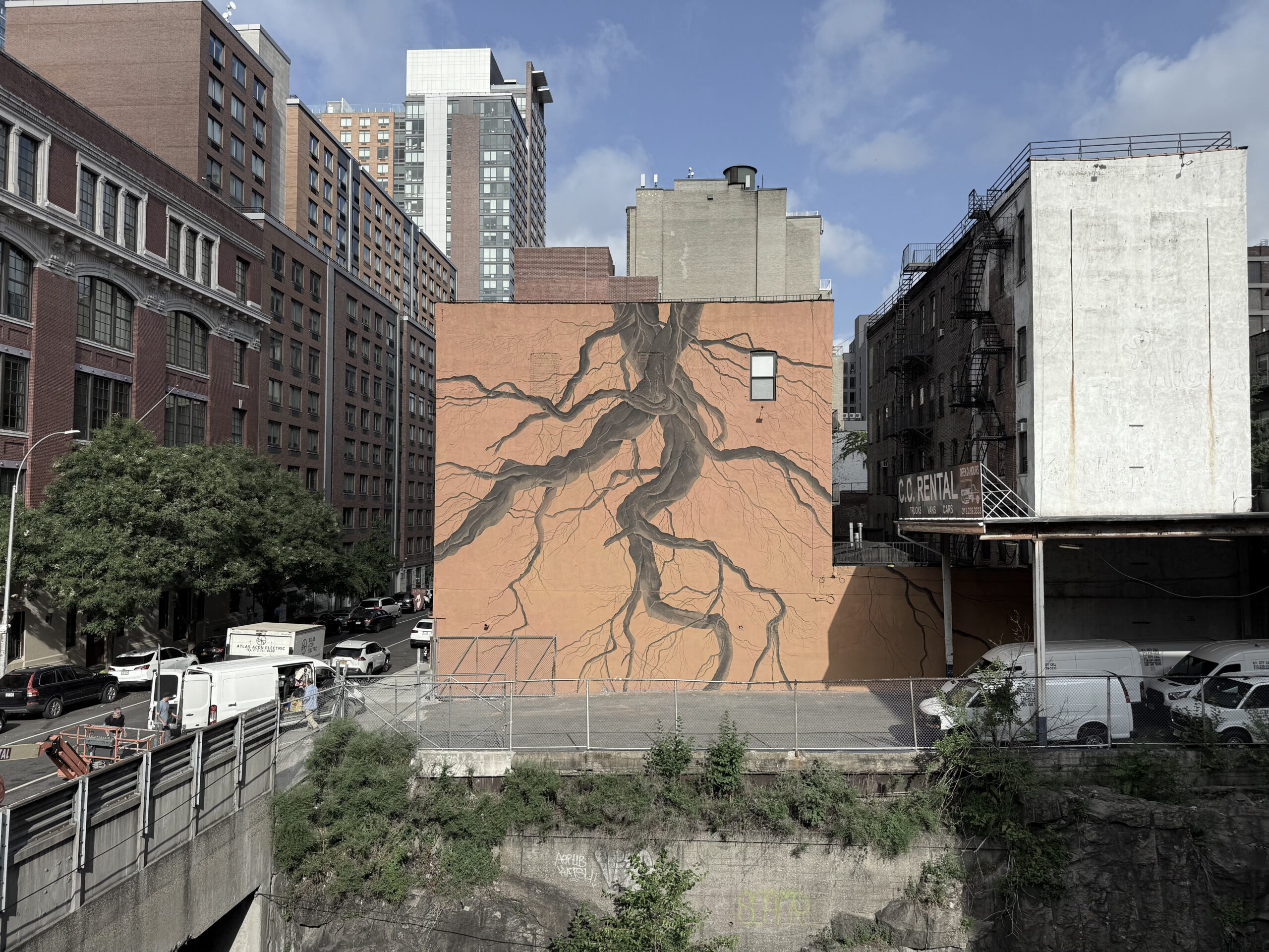 Strenght, a New York l'ecomurale di Tommaso Spazzini Villa