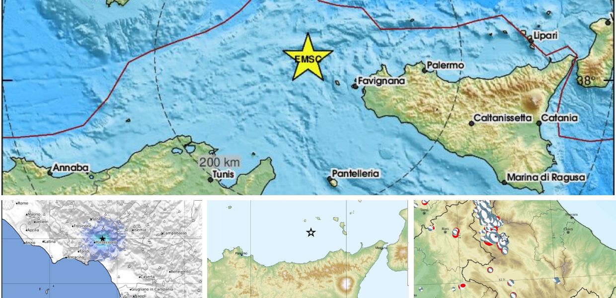 terremoto sicilia egadi trapani frosinone laquila eolie