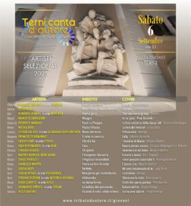 Musica, 20 cantautori da tutta Italia per il ‘Terni Canta d’Autore’, cantautori in gara