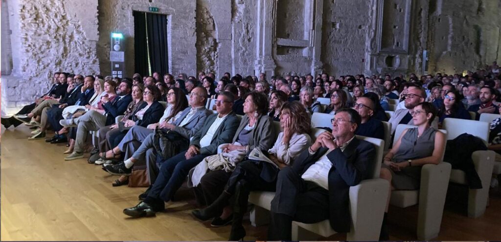 Perugia, EcoSanFra, festival della sostenibilità con Prof. Stefano Mancuso, pubblico