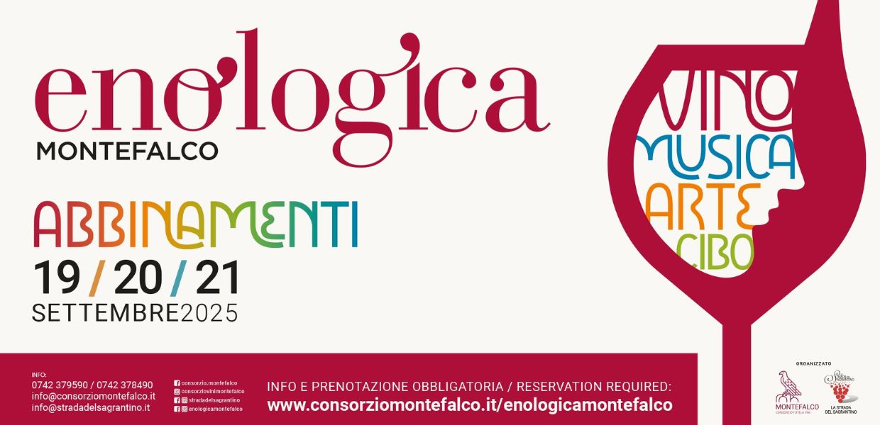 Umbria, torna ‘Enologica Montefalco’, 3 giorni tra vino, esperienze, arte e musica
