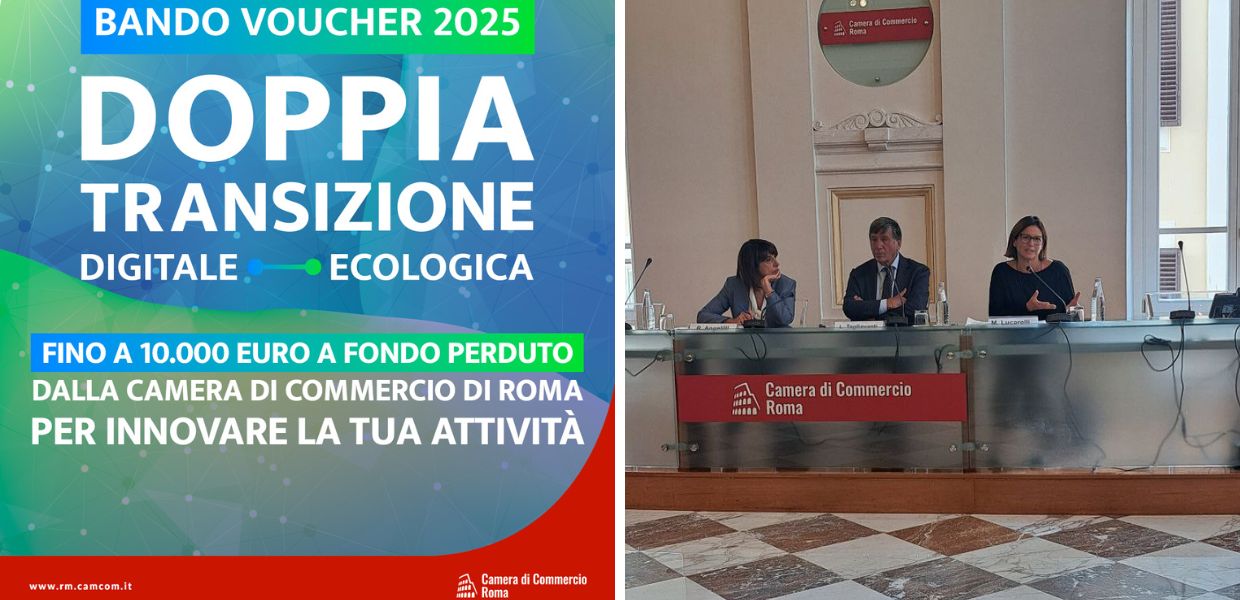bando voucher doppia transizione camera di commercio roma