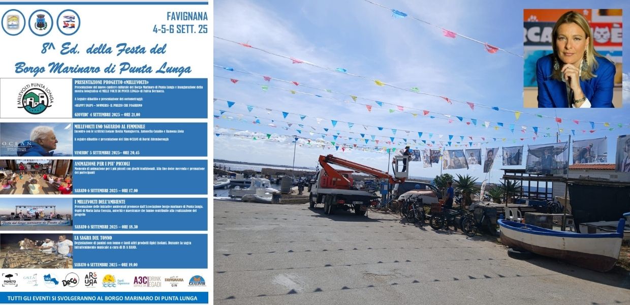 Favignana, al via la "Festa del Borgo Marinaro di Punta Lunga"
