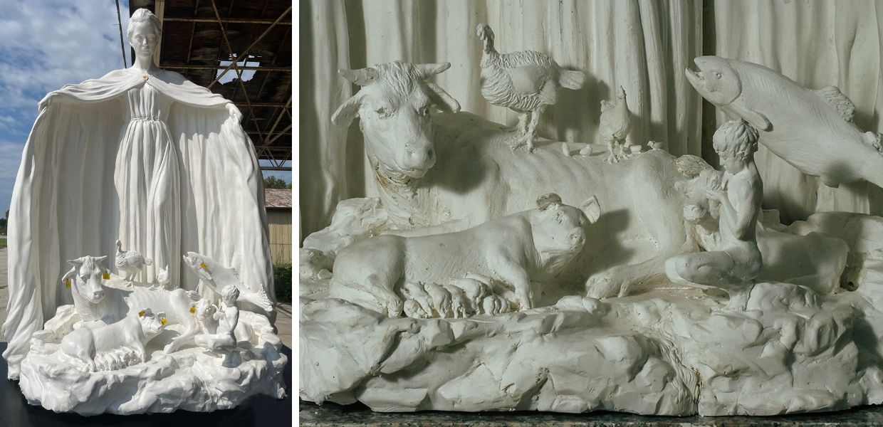 Arriva la "Madonna della sana convivenza" contro gli allevamenti intensivi