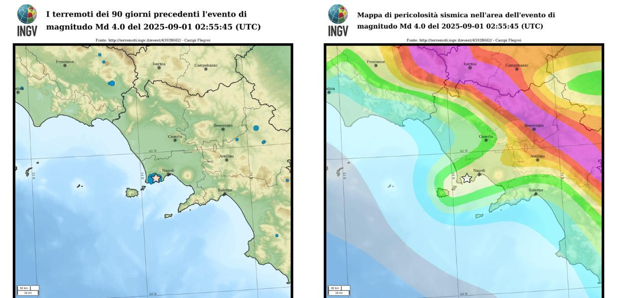 terremoto campi flegrei pozzuoli danni