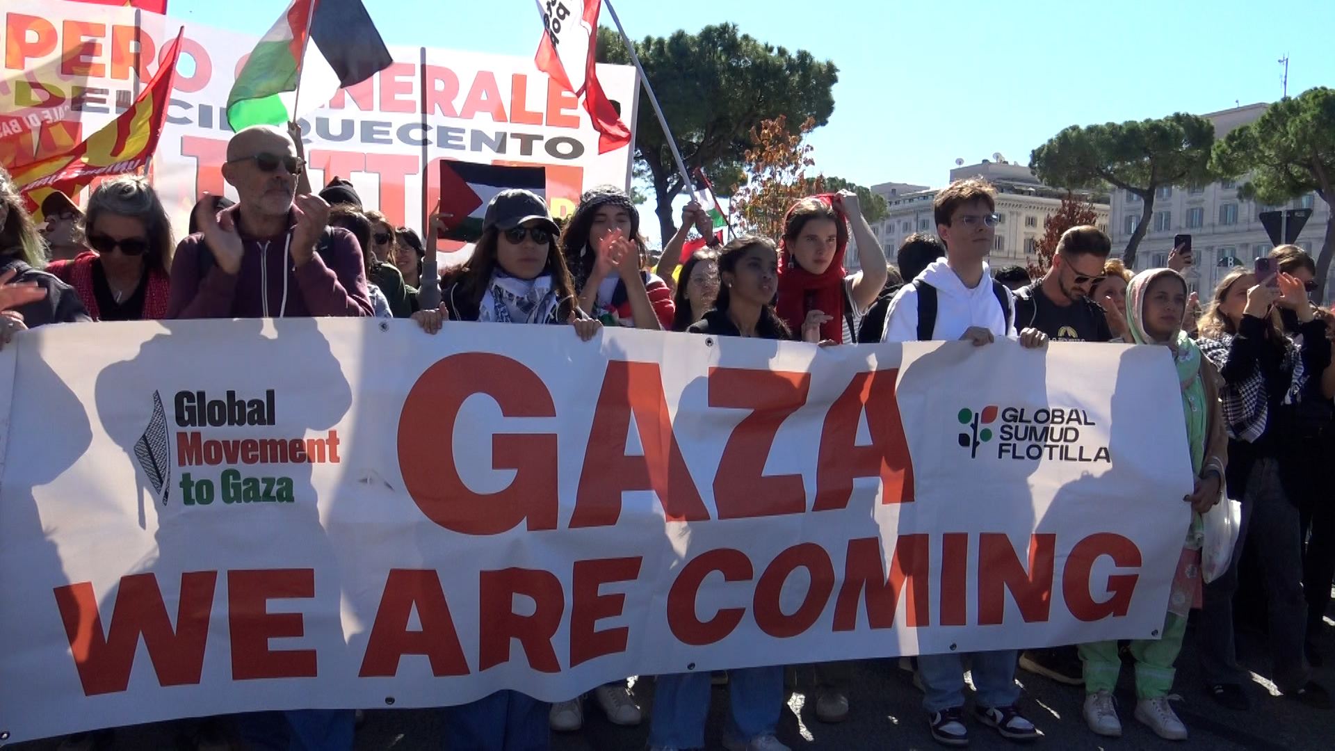 Sciopero generale per Gaza, 2 milioni di persone in 100 piazze d'Italia