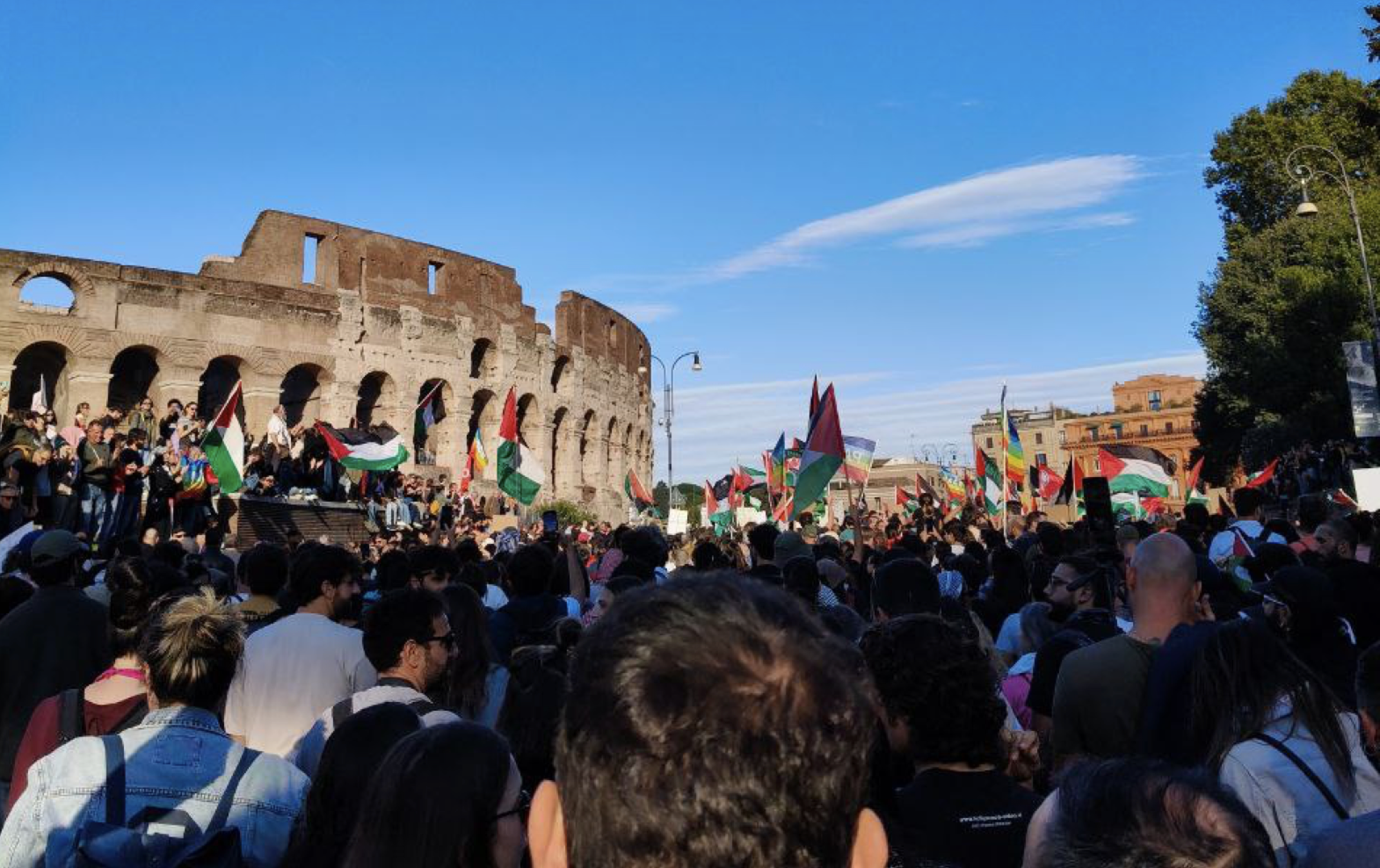 Gaza, 1 milione al corteo per la manifestazione di solidarietà a Roma