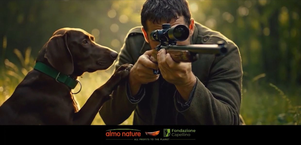 "Niente giustifica la caccia", lo spot di Fondazione Capellino e Almo Nature