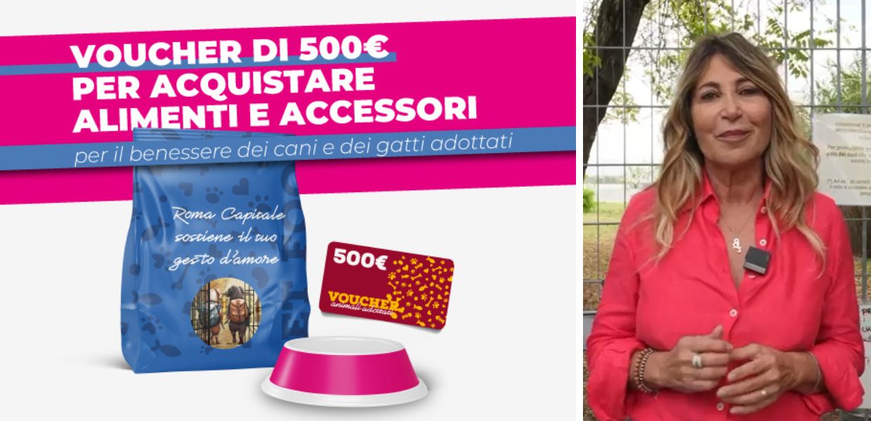 Roma, arriva un voucher di 500 euro per gli animali adottati. Ecco come ottenerlo