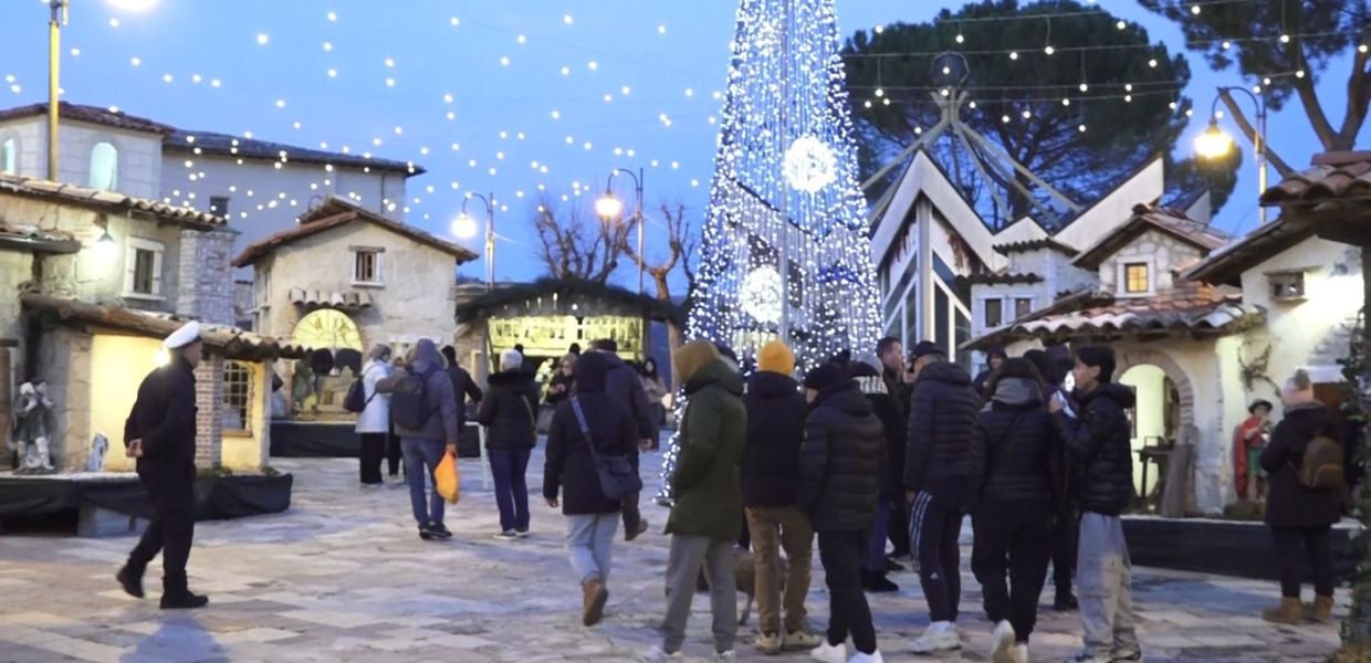 A Cascia (Pg) il Natale si accende con il Christmas Wonder Village, tra luci e tradizioni